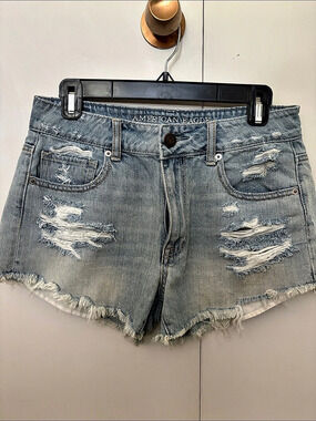 American Eagle Distressed Denim Jean Shorts - Size 6